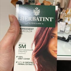 Permanent Haircolor Gel、5Mライト マホガニー チェストナット、135ml