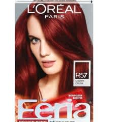 l’oreal paris r57 cherry crush ヘアカラー　3箱 3 pack) L'Oreal Paris Feria Shimmering Permanent Hair Color