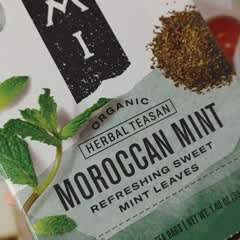 オーガニックハーブティーサン、モロッコミント、カフェインフリー