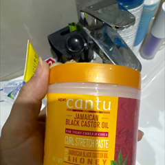 CANTU Jamaican Black Castor Oil Curl Stretch Paste 170 Ml – Mit Honig Für Definierte Locken, Feuchtigkeitsspendend & Stärkend