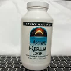 L-アルギニンL-シトルリン複合体, 1,000 mg, 240錠
