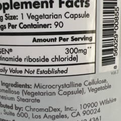 Complément Alimentaire Bandini NAD+ - 90 Gélules De Nicotinamide Riboside 300 Mg - Cure 3 Mois - Végan