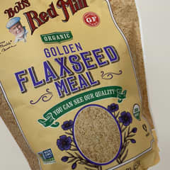 オーガニック ゴールデン フラックスシードミール、907g（32オンス）