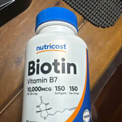 ビオチン、ビタミンB7、10,000mcg、ソフトジェル150粒