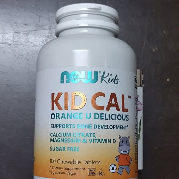 Complément Alimentaire Kid Cal De Now Foods - Vitamines Et Minéraux Pour Enfants - 100 Comprimés