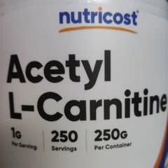 nutricost acetyl l carnitine review Page 1 - Reviews - Nutricost, Acetyl L-Carnitine, Unflavored, 8.9 oz (250  g)