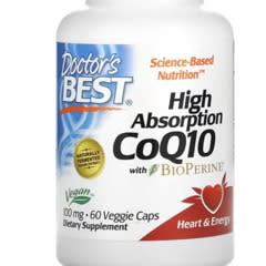 BioPerine（バイオペリン）入り高吸収コエンザイムQ10、100mg、ベジ