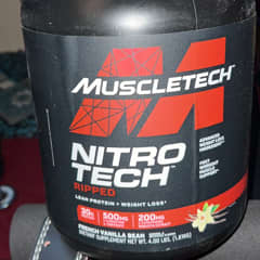 【即日発送】ナイトロテック リップド 4lbs (1.81 kg) Nitro-Tech（ニトロテック）リップド、タンパク質＋体重管理