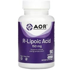 R-リポ酸、150mg、植物性カプセル90粒