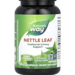 ネトルリーフ、870mg、ヴィーガンカプセル100粒（1粒あたり435mg）