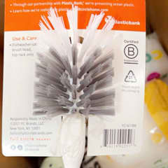 Full Circle Clean Reach Bottle Brush – Replaceable Head, Recycled Plastic & Bamboo Handle
