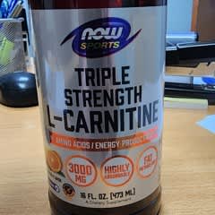 now sports triple strength l carnitine Page 1 - Reviews - NOW Foods, Sports, L-Carnitine, Triple Strength, Citrus,  16 fl oz (473 ml)