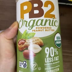 PB2、オーガニック粉末ピーナッツバター、184g（6.5オンス）