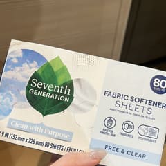 リフレッシュシート 乾燥用柔軟剤シート、無香料＆無着色、80枚