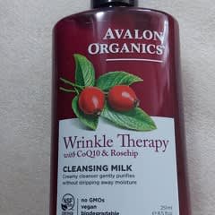 Avalon Organics Wrinkle Therapy CoQ10 Reinigungsmilch – 240 Ml, Sanfte Gesichtsreinigung Mit Bio-Weißtee