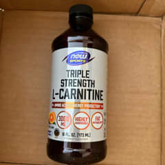 l carnitine liquid now NOW SPORTS TRIPLE STRENGTH L-CARNITINE 3000 MG ENERGY SUPPORT DIETARY  SUPPLEMENT 473 ML LIQUID main image 1