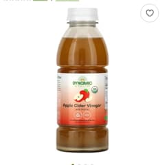 マザー（酢酸菌）入りアップルサイダービネガー、プラスチック