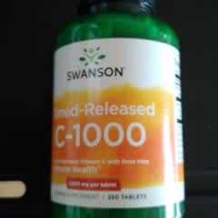 Vitamine C 1000 Mg Avec églantier - Swanson - 250 Capsules - Antioxydant