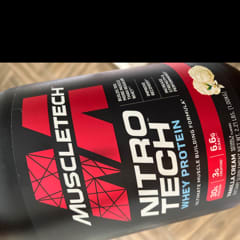 Nitro-Tech™（ニトロテック）ホエイプロテイン、バニラクリーム