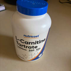 l carnitina nutricost Página 1 - Reseñas - Nutricost, Tartrato de L-carnitina, 240 cápsulas (500  mg por cápsula)