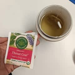 Organic Throat Coat、アカニレ入りオリジナル、カフェイン Organic Throat Coat、アカニレ入りオリジナル、カフェイン
