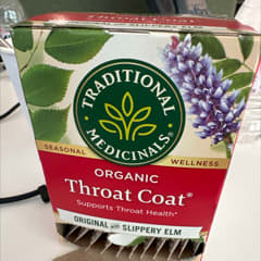 Organic Throat Coat、アカニレ入りオリジナル、カフェイン Organic Throat Coat、アカニレ入りオリジナル、カフェイン