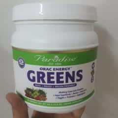 パラダイスハーブ　青汁　ORAC ENERGY GREENS ORAC Energy®（ORACエネルギー）グリーンズ、リンゴ、200g（7.05オンス）