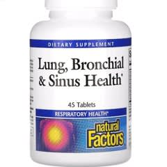 Lung、Bronchial＆Sinus Health、タブレット90粒