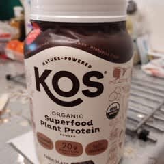 KOS オーガニック植物性プロテイン　チョコレートフレーバー Amazon.com: KOS Organic Plant Based Protein Powder