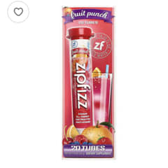 エナジー ドリンクミックス、フルーツパンチ、チューブ20本、各11g