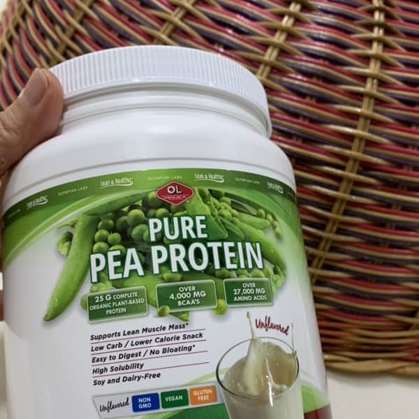 Nutrabay Pure Pea Protein Isolate - 1 Kg Unflavoured, 30 Servings | 25