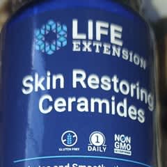 Life Extension Céramides - Complément Pour La Peau, 30 Capsules - Reconstructeurs Cutanés