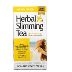 ハーバシークレンズ　ハーブティー Herbal Slimming Tea、ハニーレモン、ノンカフェイン、ティー