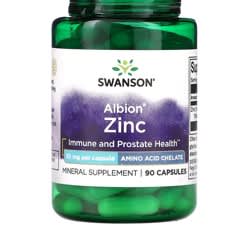 Complément Alimentaire Zinc Chélaté Swanson 30mg - 90 Capsules - Fabriqué Aux États-Unis - Neuf