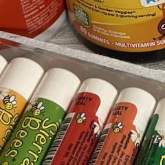 オーガニックリップバームコンボパック、8個パック、各4.25g（.15oz）