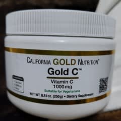 Gold C（ゴールドC）パウダー、ビタミンC、1,000mg、250g（8.81