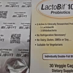 LactoBif®(ラクトビフ)100プロバイオティクス、1,000億CFU LactoBif®(ラクトビフ)100プロバイオティクス、1,000億CFU