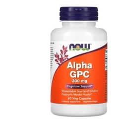 アルファGPC、300mg、ベジカプセル60粒