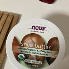 NOW Solutions Bio Sheabutter – Zertifizierte Bio-Pflege Für Trockene Haut, 85 Ml Reisegröße