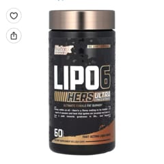 女性向けLIPO-6(リポ6)ブラック、高濃縮、黒色カプセル60粒 女性向けLIPO-6(リポ6)ブラック、高濃縮、黒色カプセル60粒