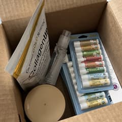 オーガニックリップバームコンボパック、8個パック、各4.25g（.15oz）