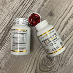 独特の上品 SUPERBABoost（スパーバブースト）使用プレミアムクリルオイル、1,000mg、魚ゼラチンソフトジェル60粒 パック・フェイスマスク
