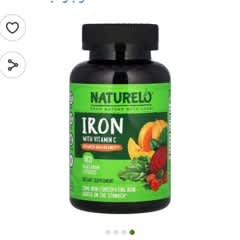 Iron with Vitamin C, 180 Vegetarian Capsules
