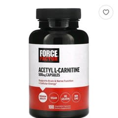 Pgina 1 - Reseas - Force Factor, Acetil-L-carnitina, 500 mg, 100 cpsulas  vegetales - iHerb