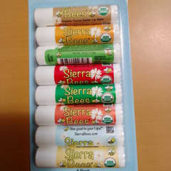 オーガニックリップバームコンボパック、8個パック、各4.25g（.15oz）