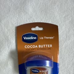 Vaseline Lip Therapy Cocoa Butter 2-Pack - Deep Moisturizing Lip Balm 0.25 Oz Each