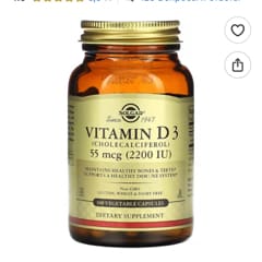 ビタミンD3（コレカルシフェロール）、250mcg（10,000 IU