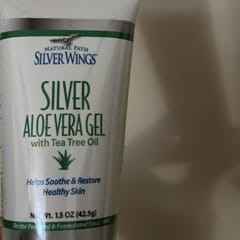 Pagina 1 - Recenzii - Natural Path Silver Wings, Argint, gel de aloe vera  cu ulei de arbore de ceai, 200 PPM, 1,5 oz - iHerb