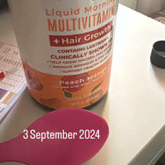 Liquid Morning Multivitamin ＋ Hair Growth、ピーチマンゴー