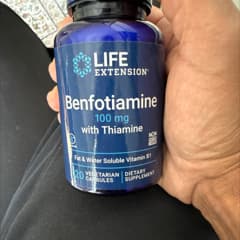 Benfotiamina Life Extension 100mg Con Tiamina – 120 Capsule Vegetali, Scadenza 09/2026 - Foto 2
